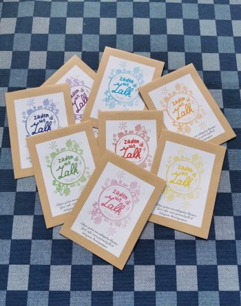 Zakjes met zaden uit Zalk